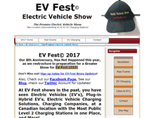 Tablet Screenshot of evfest.ca